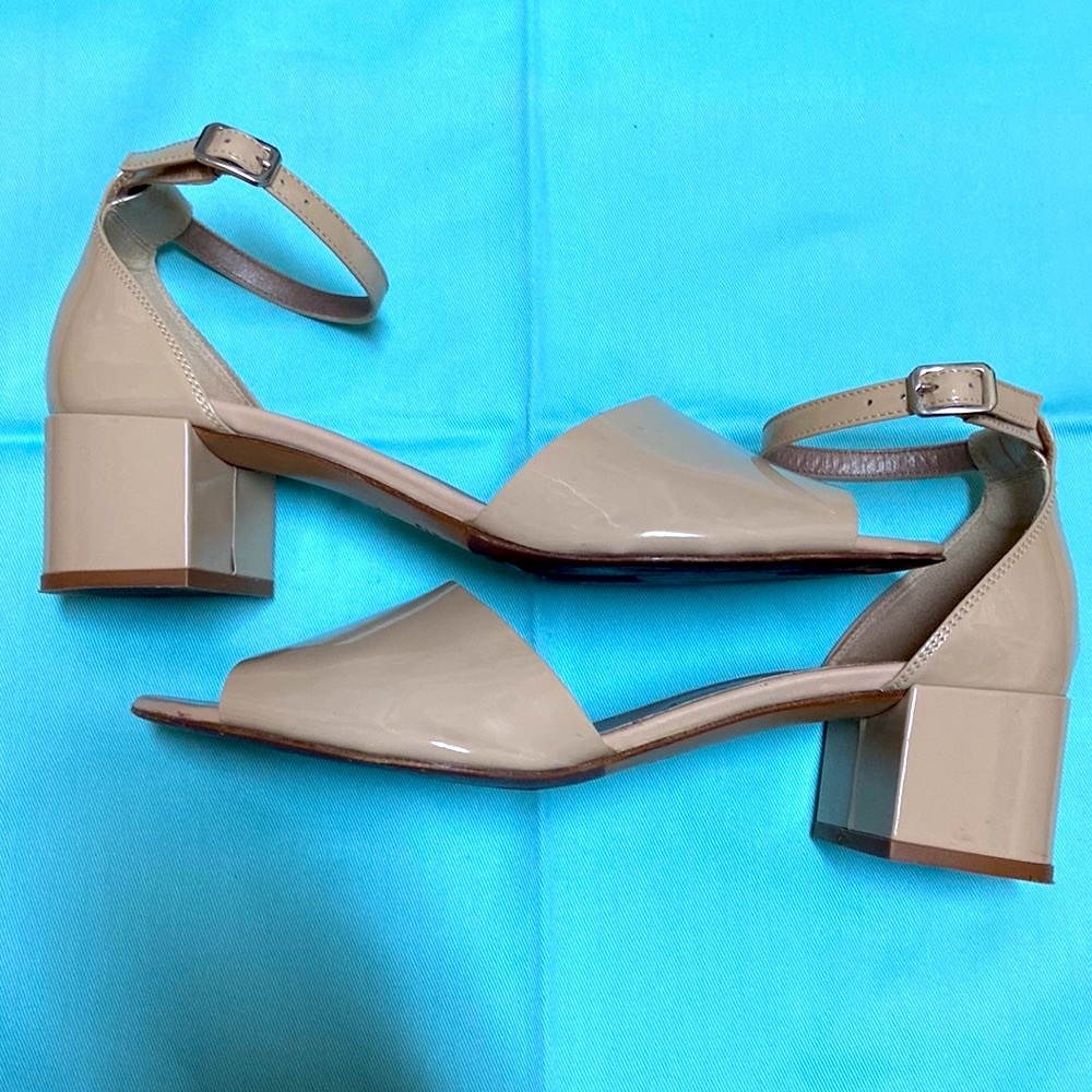 AGL Italian ankle strap, block heel sandals, size 40. - Picture 3 of 8